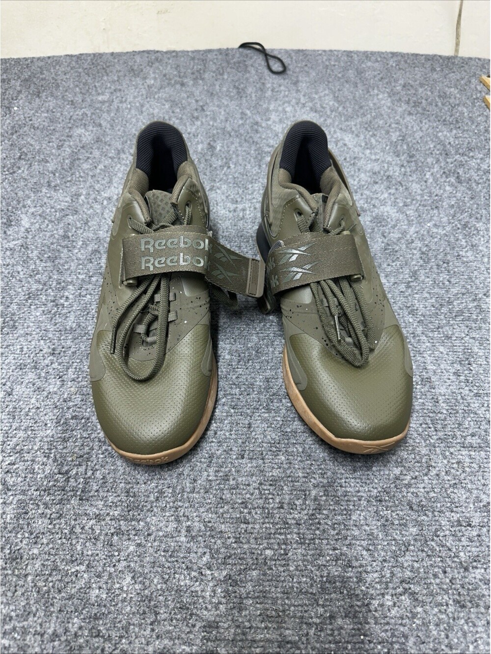 Reebok Legacy Lifter II Mens Weightlifting Army Green/Black H02845 Sz 12 LKNU